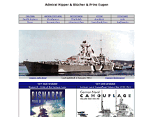 Tablet Screenshot of admiral-hipper-class.dk